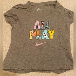Nike Tee Girls size large (8-10)